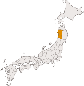 map-akita